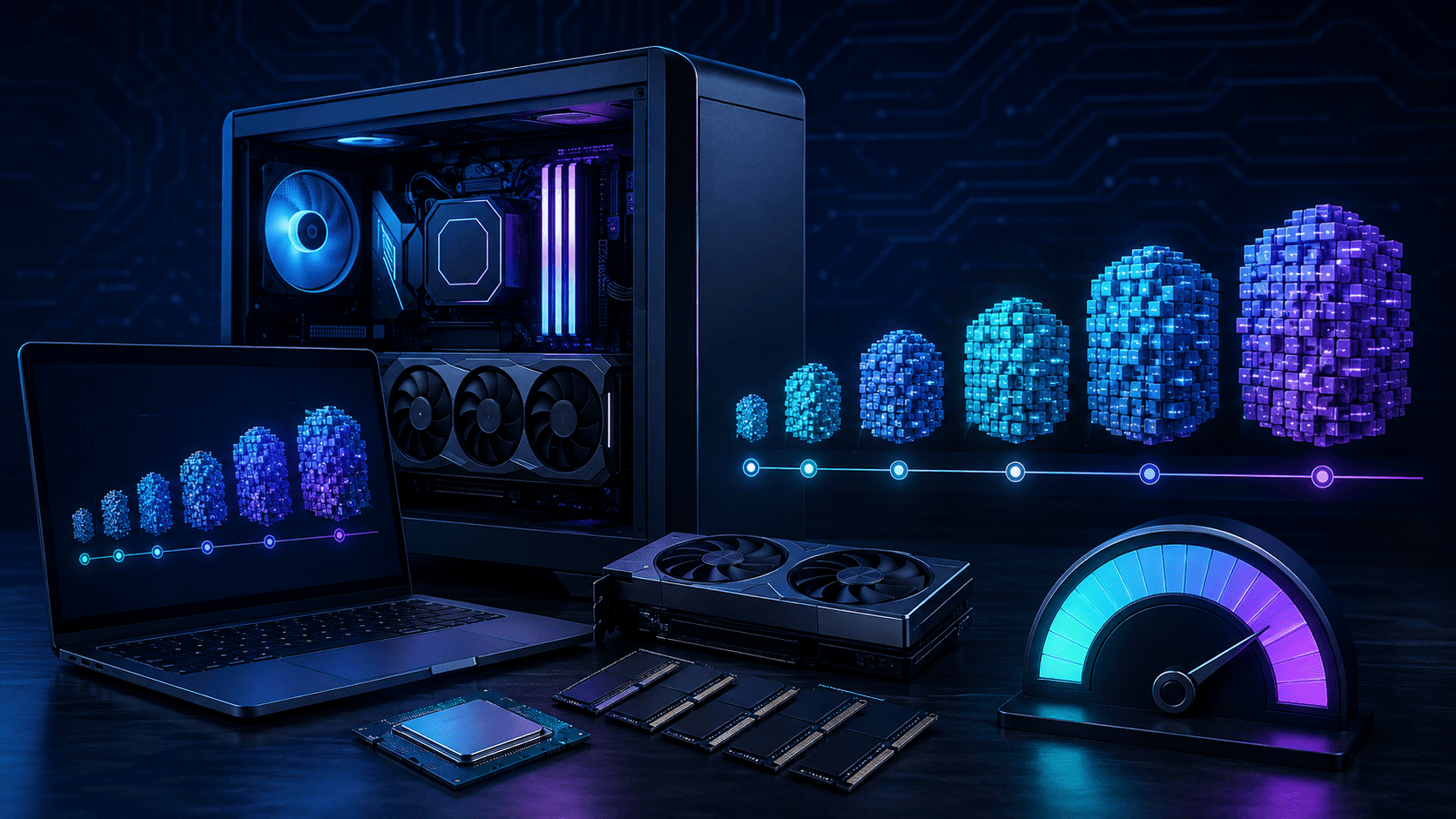 سیستم من چه مدل هوش مصنوعی لوکالی را اجرا میکند؟ راهنمای RAM، VRAM و CPU